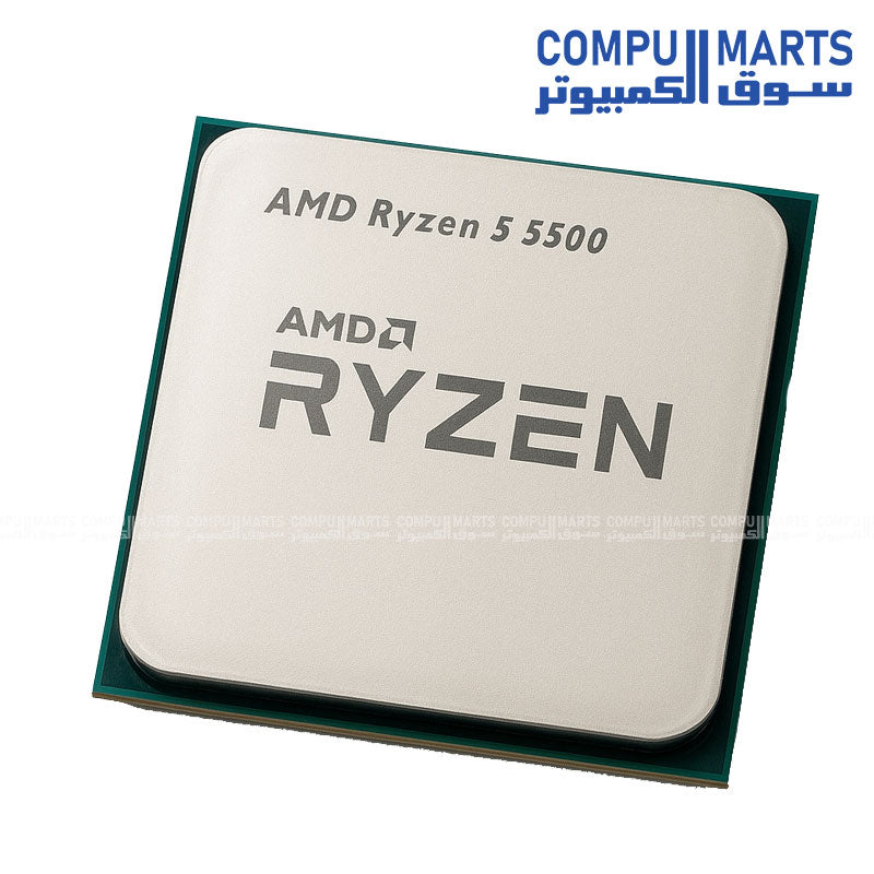 AMD Ryzen 5 5500 MPK CPU 6 cores 12 threads high performance gaming desktop processor Egypt