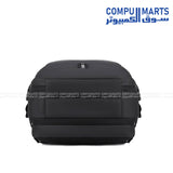 Rahala 2201 polyester laptop bag in Black