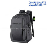 Black RAHALA 2209 laptop backpack