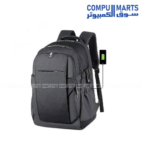 Black RAHALA 2209 laptop backpack