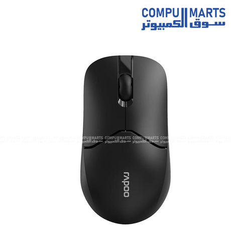 Rapoo 1510 wireless optical mouse with 1 AA battery and up to 12 months battery life