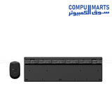 Rapoo 8100GT wireless keyboard and mouse combo with nano USB receiver