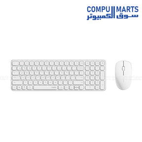Rapoo 9320M keyboard and mouse combo with 2.4G wireless, Bluetooth4.0 and Bluetooth5.0 transmission mode