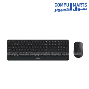 Rapoo 9510M full-size 105-key wireless keyboard with multimedia hotkeys