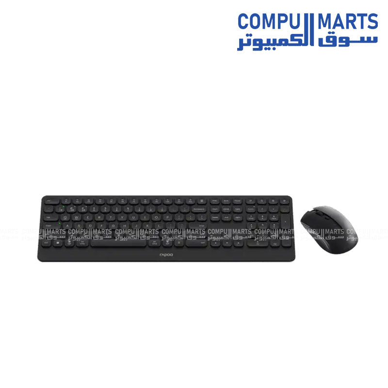 Rapoo 9510M ergonomic optical mouse with adjustable 800-2400 DPI