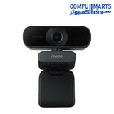C260-Webcam-Rapoo-USB-Black-Full-HD
