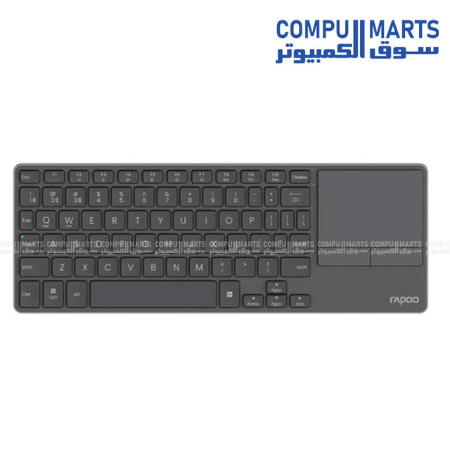 Rapoo E900T Multi-Mode Wireless Keyboard with Touchpad