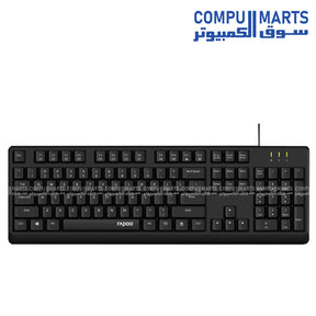 NK1900-Keyboard-Rapoo-Black