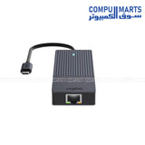 Rapoo UCM-2002 USB-C Hub with 100W Power Delivery