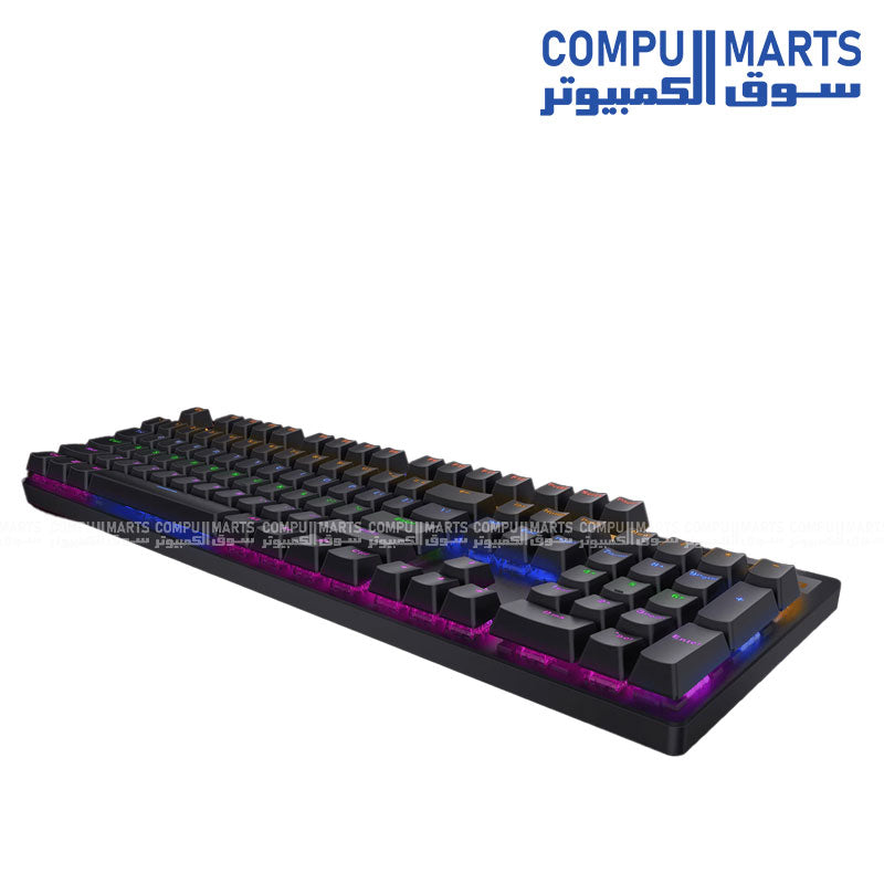 Rapoo V500PRO Backlit Mechanical Gaming Keyboard Black
