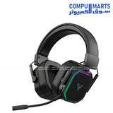 Rapoo VH850 gaming headset with 50mm graphene drivers and RGB lighting