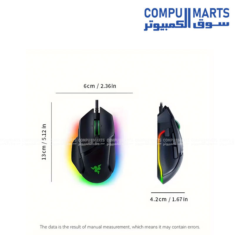 Razer Basilisk V3 Pro wireless gaming mouse with 30K optical sensor.