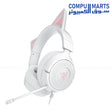 Razer Kraken Kitty V3 X wired gaming headset with 3.5 mm jack, 40 mm dynamic driver and white finish from Compumarts.