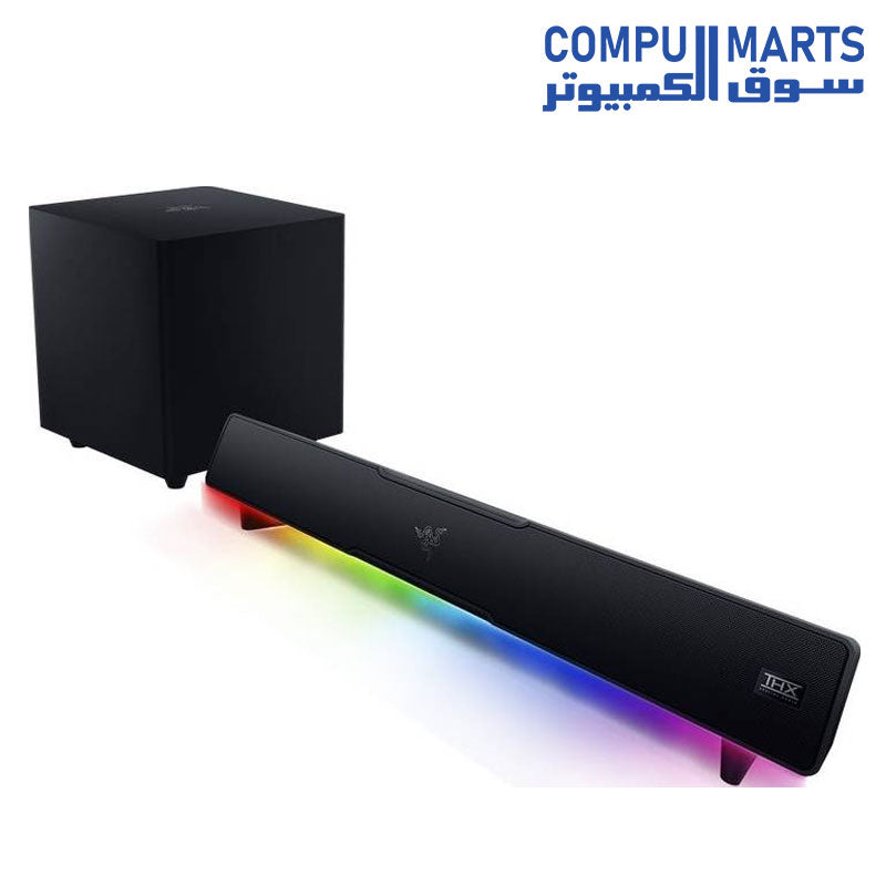 Razer Leviathan V2 (PC Gaming Soundbar with Subwoofer, THX Spatial