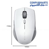 Compact Razer Pro Click Mini portable wireless mouse featuring optical movement detection and silent tactile clicks