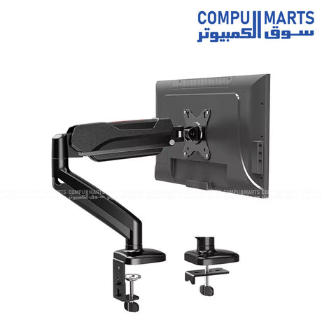 Redragon GMK914 single monitor mount stand adjustable gas spring arm 17-32 inch VESA desk mount