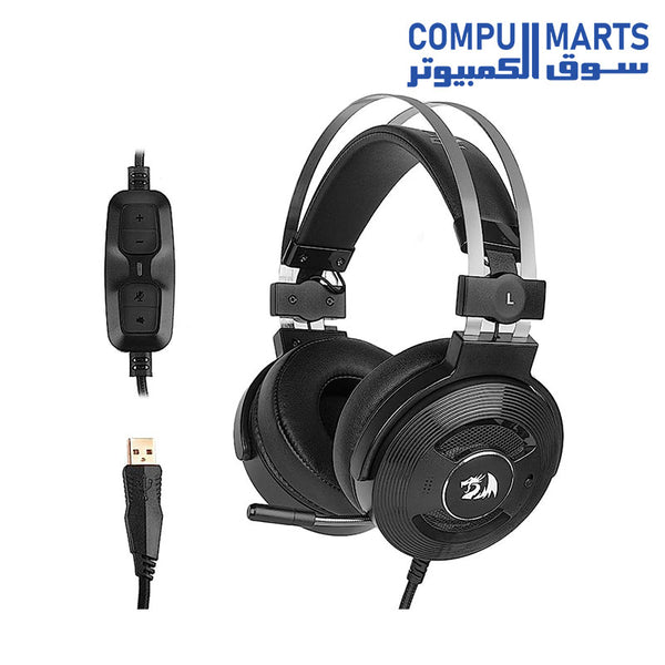Redragon H991 TRITON Wired Active Noise Canceling Gaming Headset