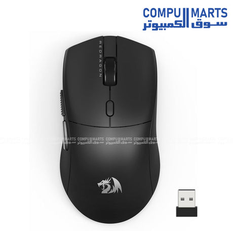 M815 PRO – Wireless Gaming Mouse – Redragon – Lightweight High DPI Mouse No RGB Programmable