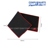 Redragon P003 Suzaku extended gaming mouse pad black red