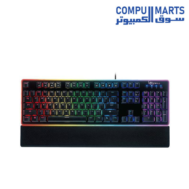 NEON-K51B-Keyboard-Rosewill-Wired-Mechanical-Gaming