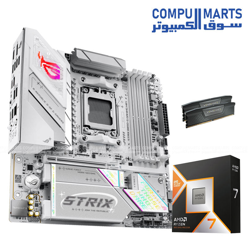 Ryzen 7 9800X3D + ASUS ROG STRIX B850-G WIFI + 32GB DDR5 Bundle