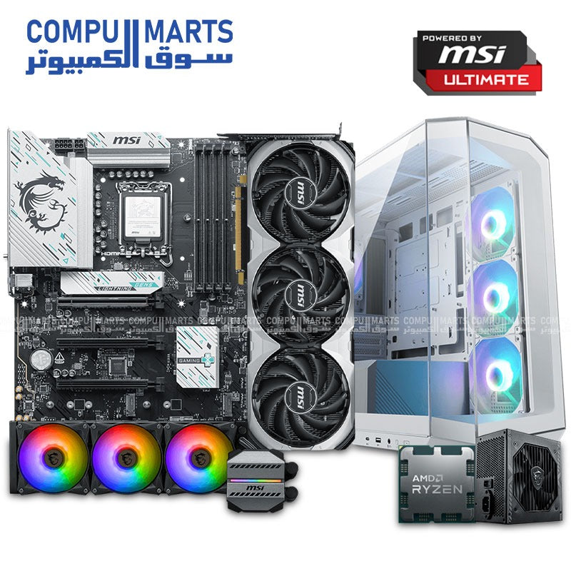 Ryzen 9 7900X | MSI B850 GAMING PLUS WIFI | 32GB DDR5 6000MHz | RTX 4060 Ti VENTUS 3X | 500GB NVMe | MAG CORELIQUID M360 | MAG PANO M100L | 750W Bronze