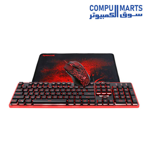 S107 -Keyboard-Mouse-Mouse-pad-Redragon
