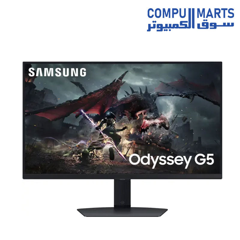 Samsung Odyssey G5 LS32DG502EUXEN 32 Inch QHD IPS 180Hz 1ms HDR400 Gaming Monitor 99% sRGB FreeSync G-Sync Compatible