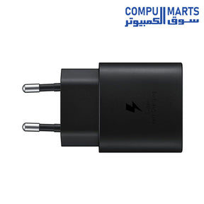 TA800-CHARGER-MOBILE-SAMSUNG-2-PIN-TYPE-C-25W-Fast-Charging-Schwarz