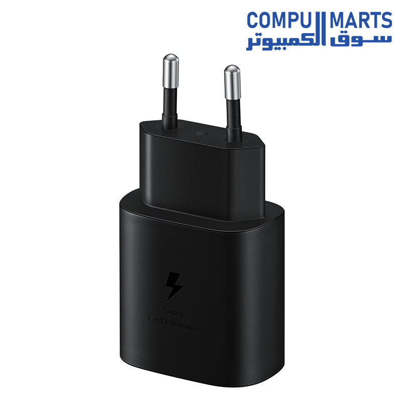 TA800-CHARGER-MOBILE-SAMSUNG-2-PIN-TYPE-C-25W-Fast-Charging-Schwarz
