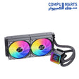 SNOWMAN KS240-RGB-BK AIO CPU Liquid Cooler 240mm RGB LED Water Cooling