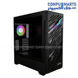 XPG Starker Air BTF Mid Tower PC Case – Tempered Glass, 4×120mm ARGB Fans, USB-C, E-ATX Support – Black/White – Egypt