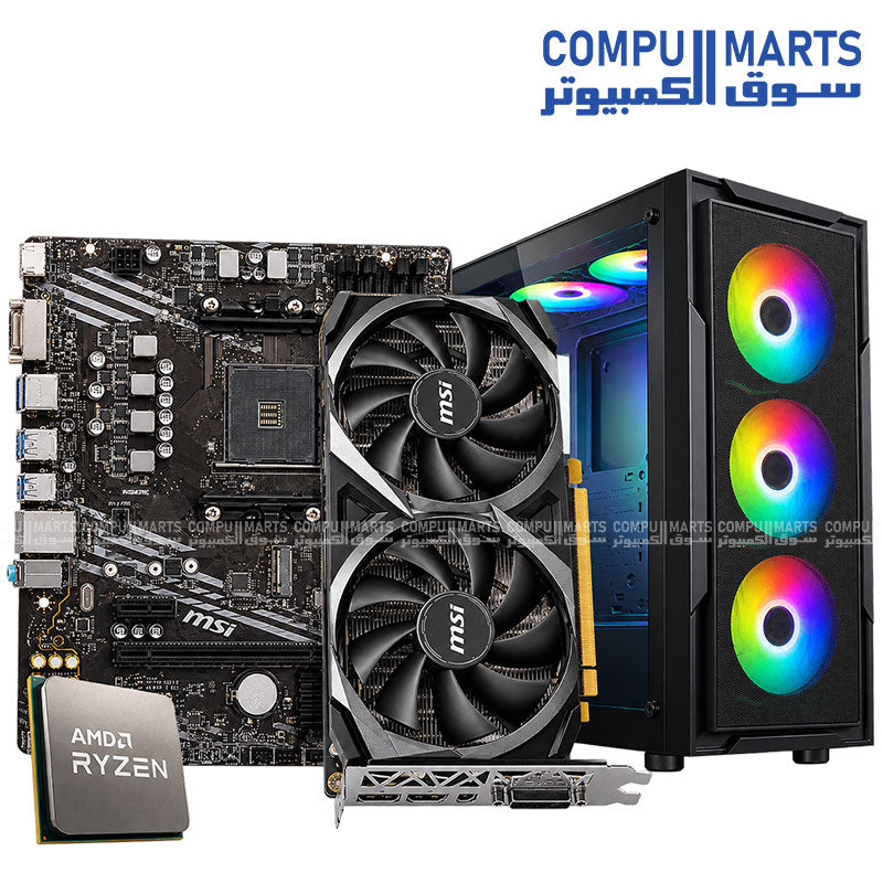 SUPER NOVA V4 Gaming PC Ryzen 5 5500 RTX 3050 8GB