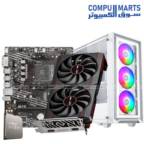 SUPER NOVA V5 White Gaming PC with Xigmatek Case