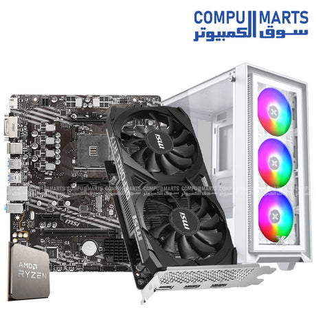 SUPER NOVA V6 Gaming PC Ryzen 5 5500 RTX 3050 6GB