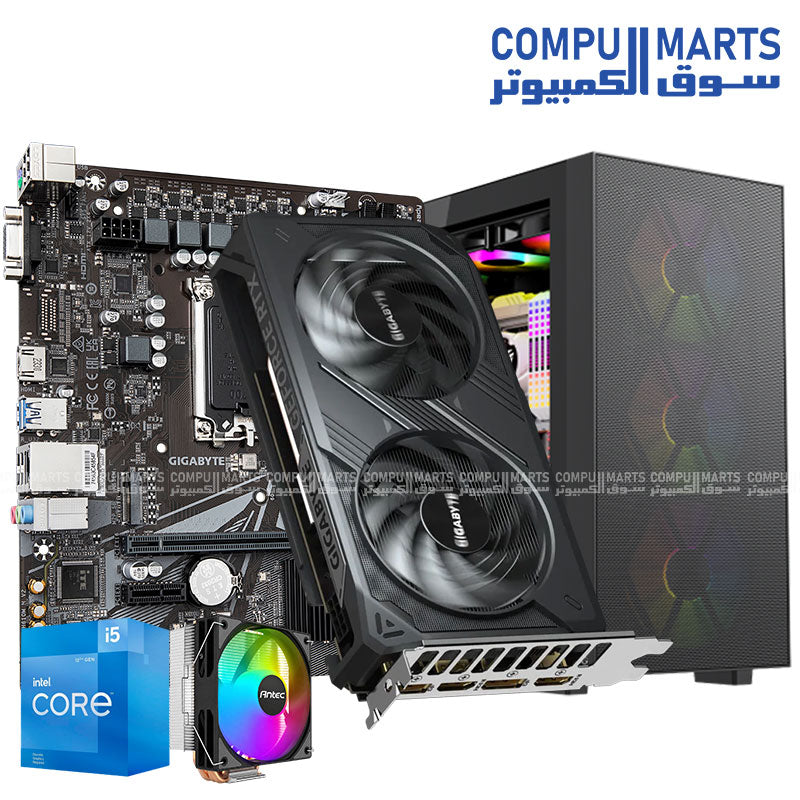 NOVA CORE V3 Gaming PC with Intel Core i5-12400F and RTX 5050