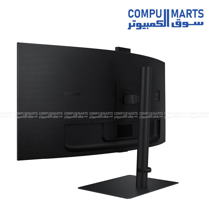 Samsung LS34C650VAMXUE – 34 Inch Curved Monitor – UWQHD 3440x1440 – VA Panel – 100Hz – USB-C 90W – Built-in Camera – Black