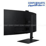 Samsung LS34C650VAMXUE – 34 Inch Curved Monitor – UWQHD 3440x1440 – VA Panel – 100Hz – USB-C 90W – Built-in Camera – Black
