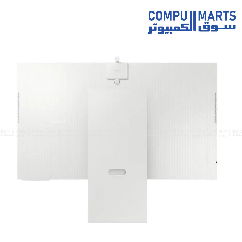 Samsung 32 inch M8 UHD 4K smart monitor white with built-in smart apps, WiFi connectivity, and slim modern design