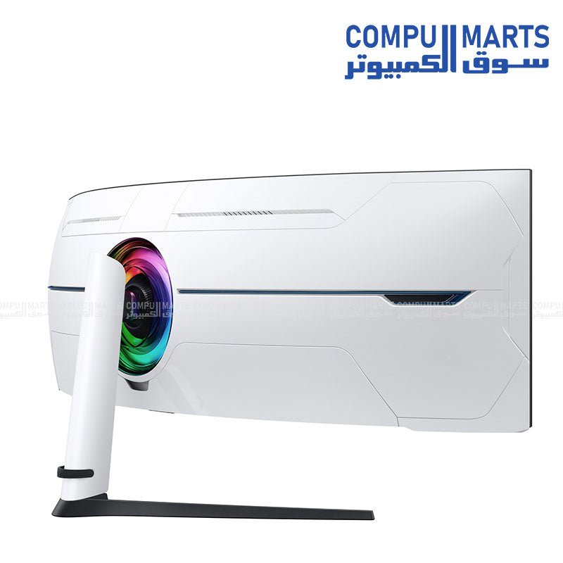 Samsung 57 inch Odyssey Neo G9 curved 8K 240Hz Mini LED gaming monitor front view