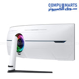 Samsung 57 inch Odyssey Neo G9 curved 8K 240Hz Mini LED gaming monitor front view