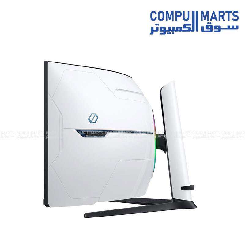 Samsung 57 inch Odyssey Neo G9 curved 8K 240Hz Mini LED gaming monitor front view