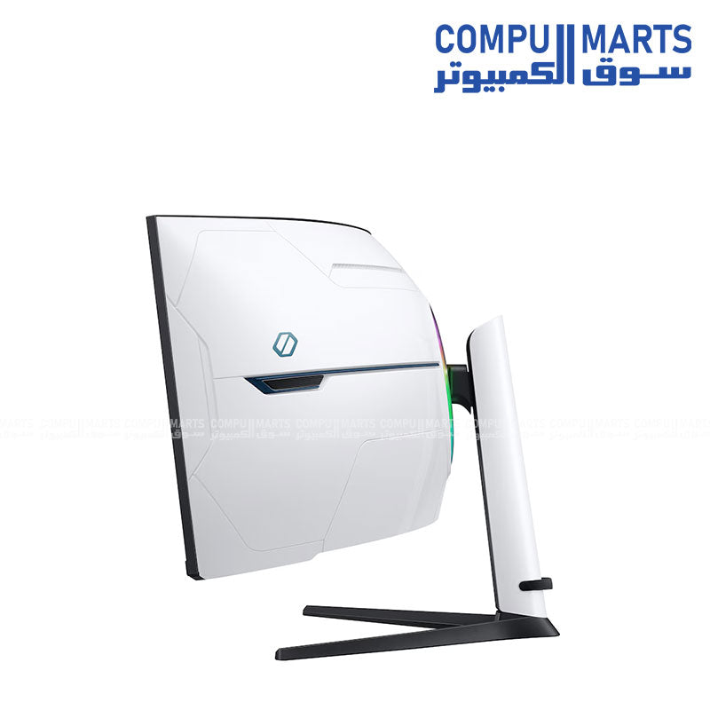Samsung 57 inch Odyssey Neo G9 curved 8K 240Hz Mini LED gaming monitor front view