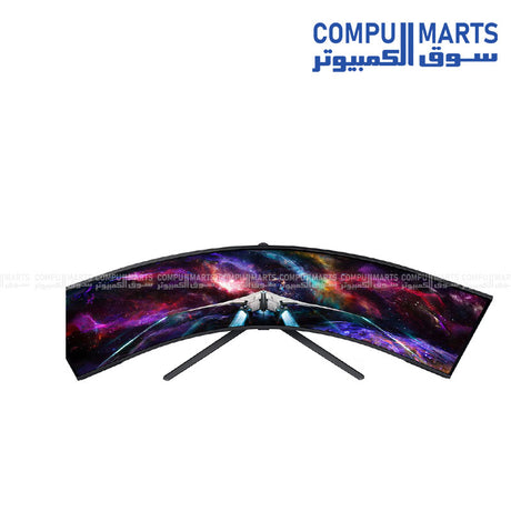 Samsung 57 inch Odyssey Neo G9 curved 8K 240Hz Mini LED gaming monitor front view