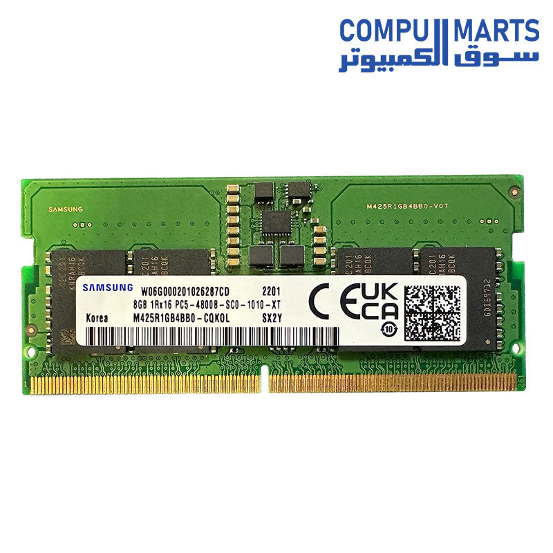 Samsung DDR5 4800MHz SODIMM 262-Pin Laptop Notebook RAM Memory