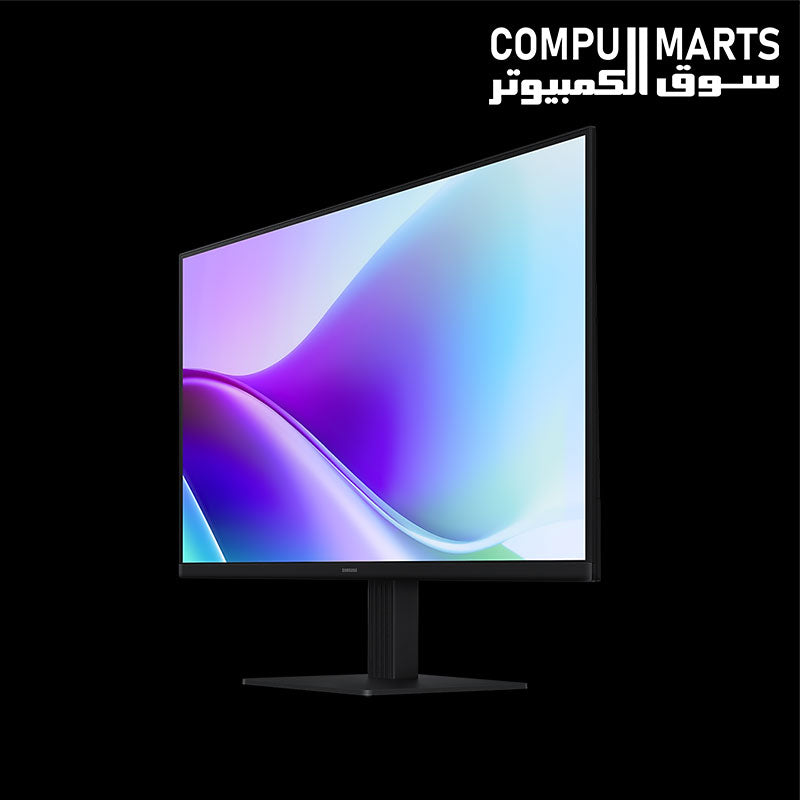 Featuring a 27-inch IPS LCD panel with Full HD resolution, this Samsung monitor delivers wide 178-degree viewing angles and consistent image clarity for office and everyday use