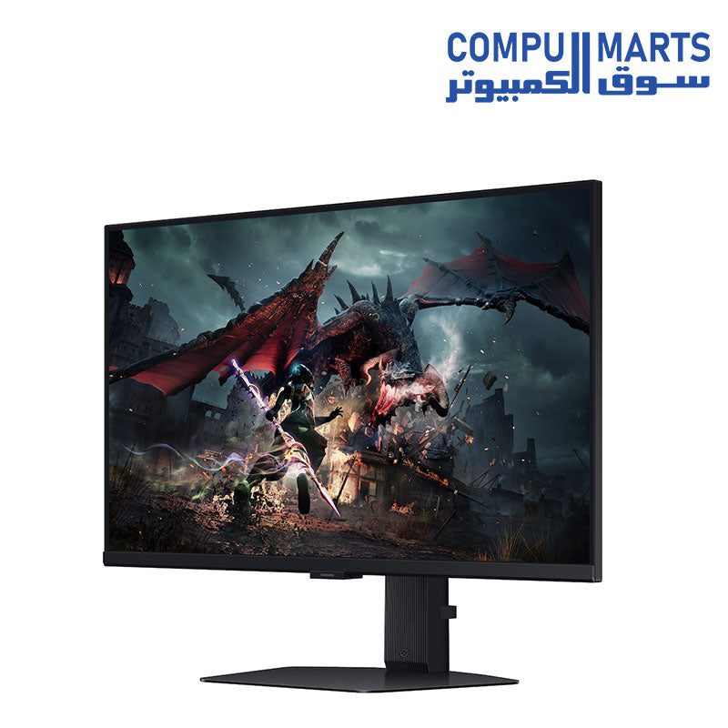 Samsung Odyssey G5 G50F 27 Inch QHD IPS Gaming Monitor with 180Hz Refresh Rate, 1ms GTG Response Time, HDR10, 99% sRGB, FreeSync and G-Sync Compatible – LS27FG502EMXEG | Compumarts Egypt