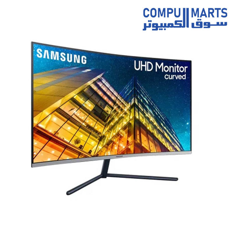 Ur59C-Monitor-Samsung-32 Inch-60Hz-4Ms-4K -3840X2160-VA-1500R-103-SRGB-Curved