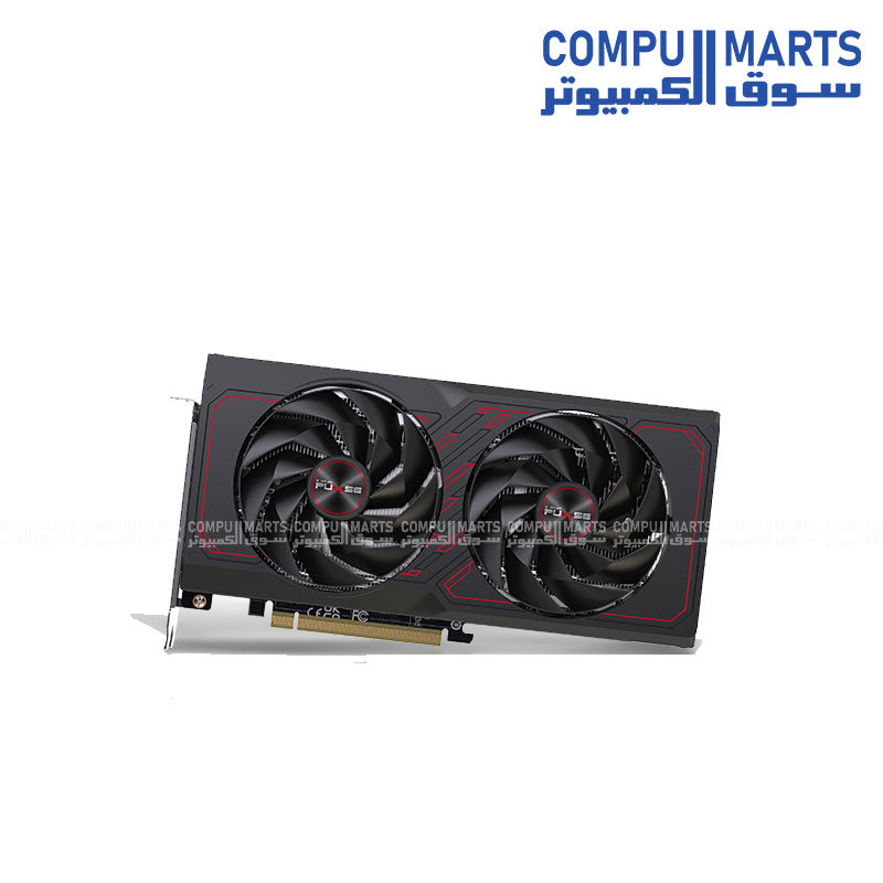 بطاقة رسومات Sapphire PULSE RX 9060 XT سعة 16 جيجابايت OC - HDMI، DP2.1، PCIe5 GPU