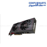 بطاقة رسومات Sapphire PULSE RX 9060 XT سعة 16 جيجابايت OC - HDMI، DP2.1، PCIe5 GPU